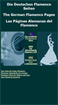 Mobile Screenshot of flamenco-seiten.de
